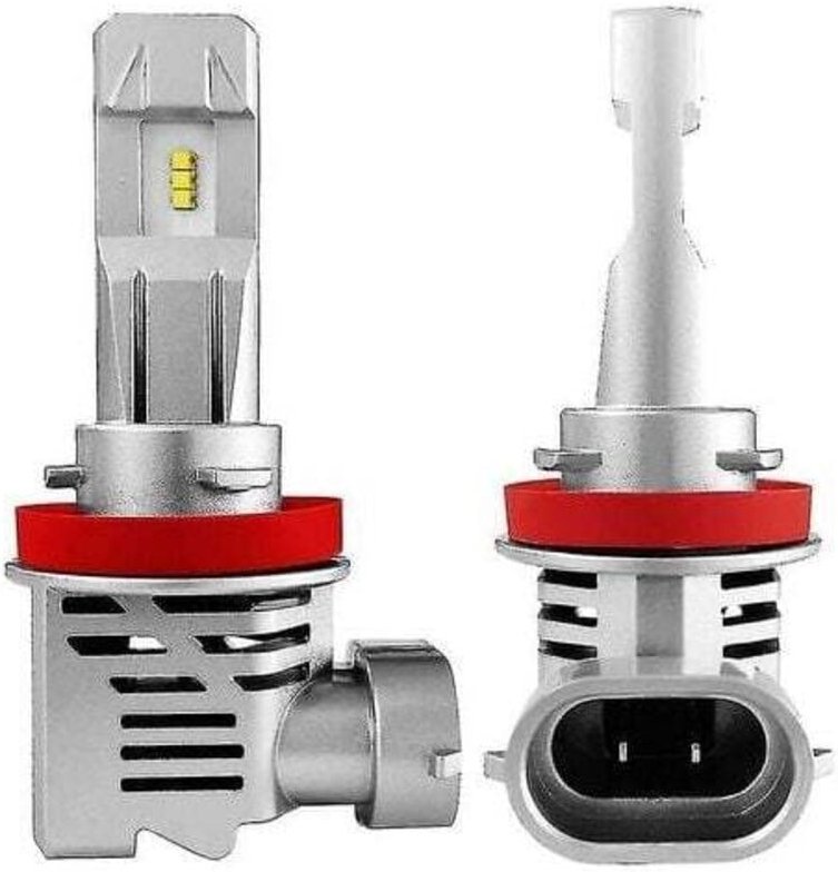 ZVD - Ampoules de phares led H11 H8 H9 H16, 12 000 lm, 6 500 k, blanc froid, 2 pièces