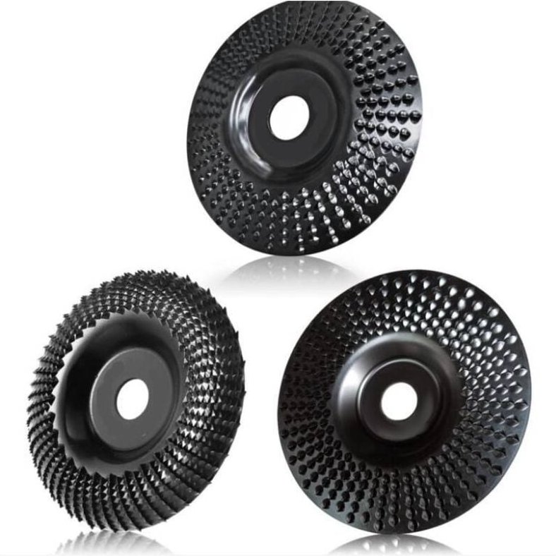 125-mm-Holzschleifscheiben, 3 Scheiben zum Formen, Schleifen und Trennen. Schleifscheibe für Winkelschleifer.