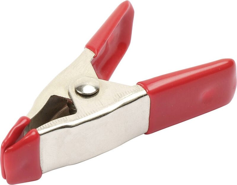 Federklemme Metall teilgummiert 50 mm Toolcraft 1586228 Produktabmessung, Länge: 50 mm Ausladungs-M