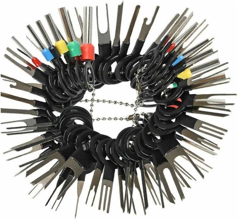 39-teiliges automatisches Crimp-Steckverbinder-Set für elektrische Leitungen mit Werkzeug zum Entfernen von Drahtklemmen...