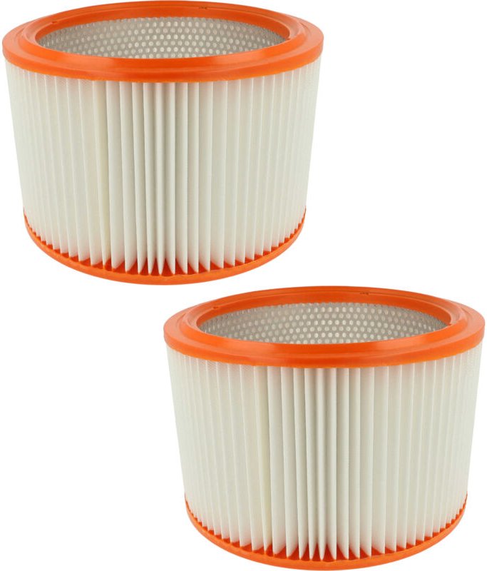 2x Lamellenfilter kompatibel mit Hilti vcu 40 Handstaubsauger - Vhbw