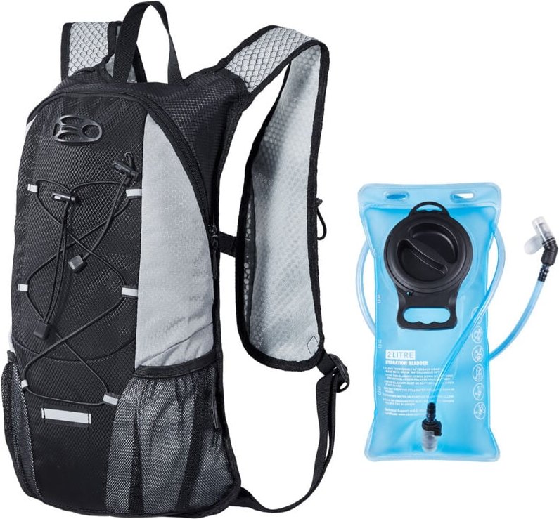 Mophorn - Trinkrucksack mit 2 l TPU-Wasserblase, leichter Wanderrucksack für Männer und Frauen, Hydro-Tagesrucksack zum ...