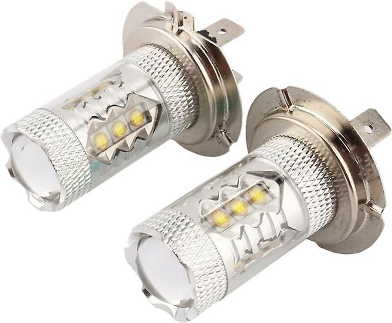 Woosien - 2 stücke Auto Lampen H7 Led-lampe Nebel Lichter Auto 12 v 6000 karat Weiß Super Fahren Lauf Lampe led Glühbirn...