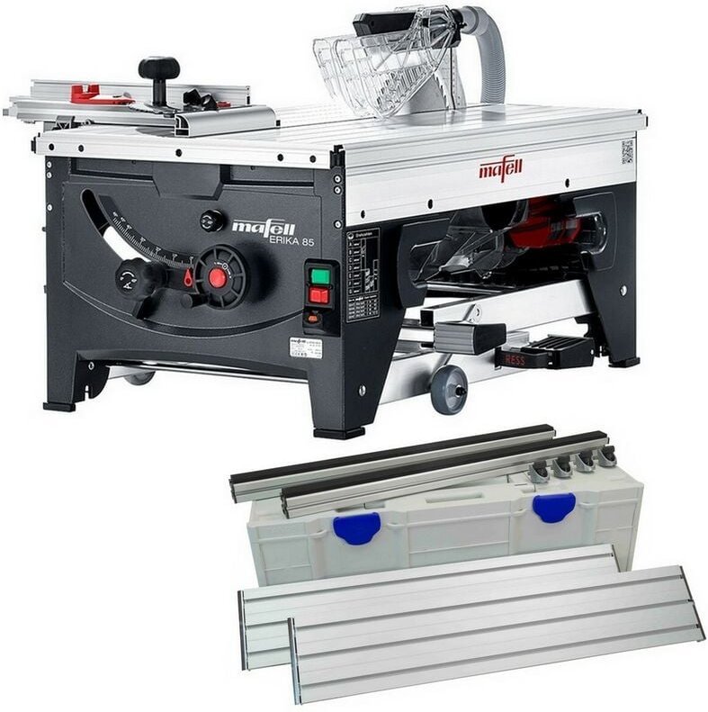 Erika 85 Unterflur Zugsäge + Tischverlängerung Set Premium 770x150 mm - Mafell