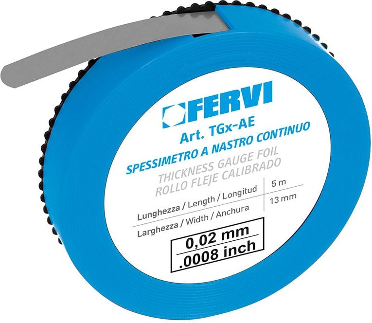Stahlbanddickenmessgerat 0.03 mm Dicke 5 m Fervi tg003/ae