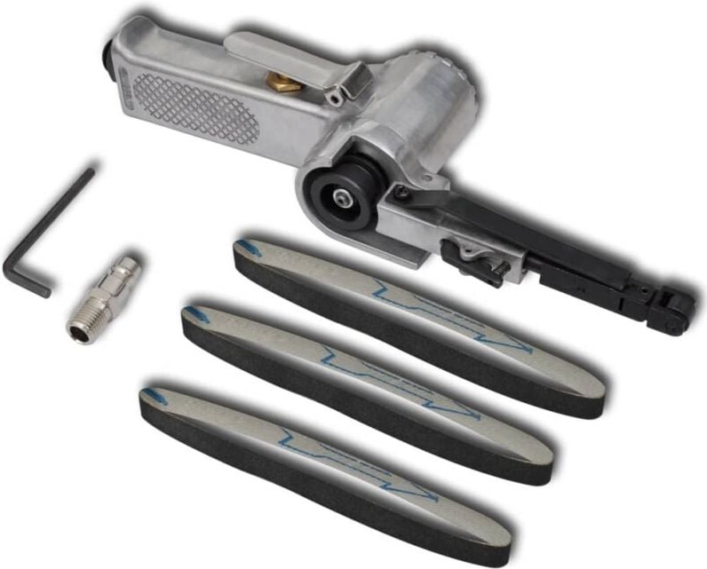 Druckluft Bandschleifer mit 3 Bänder Vidaxl