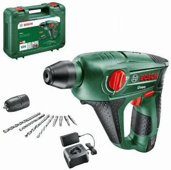 Thumbnail - Akku Bohrhammer Uneo (1 Akku, 12 Volt System, Bohrtiefe in Beton 10 mm) - Bosch