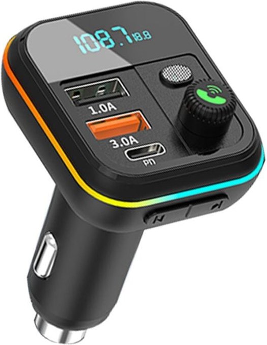 Auto-Ladegerät Bluetooth 5.0 MP3-Player Bluetooth, Speicherkarte USB-Flash-Laufwerk qc 3.0 Schnellladung