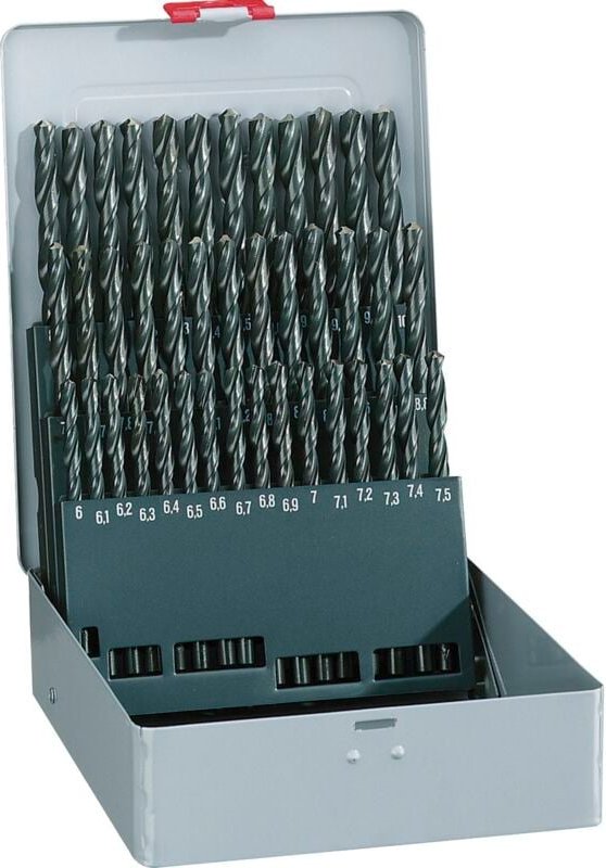 Maykestag - Alpen Bohrer hss Spiralbohrer Set mit Kreuzanschliff km 41, 41-tlg