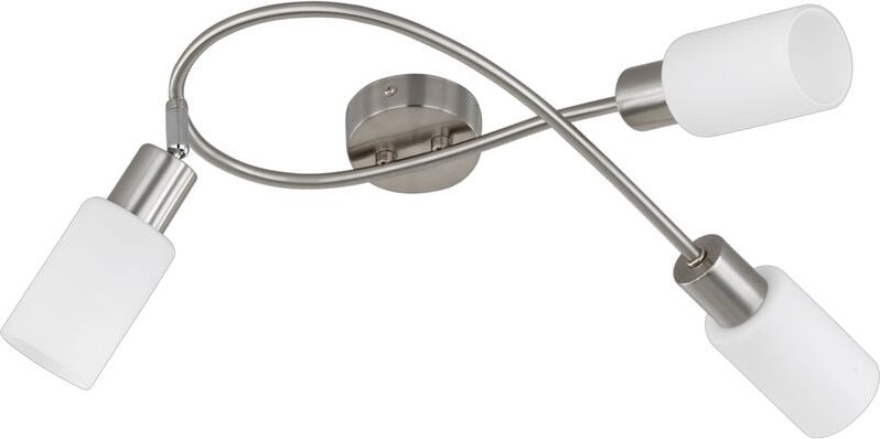 Plafoniera mars 3 steel spot r80013907