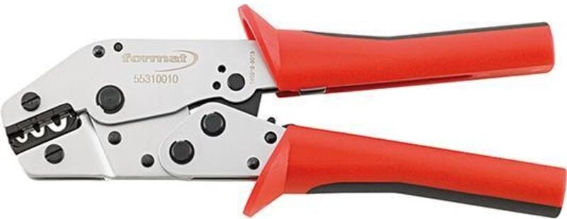 FORMAT Crimpzange für unisol. Kabelschuhe .0,5-6qmm