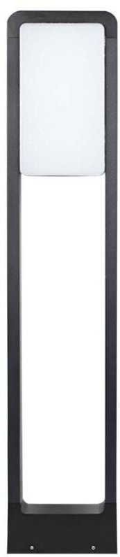 V-TAC VT-33 LED-Gartenpoller 10 W Samsung Chip Bodenbefestigung 80 cm schwarzes Aluminium IP65 Licht 4000 K – SKU 212011...