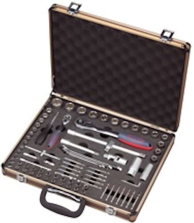 83-teiliger Schraubenschlüssel- und Steckschlüsselsatz KWB