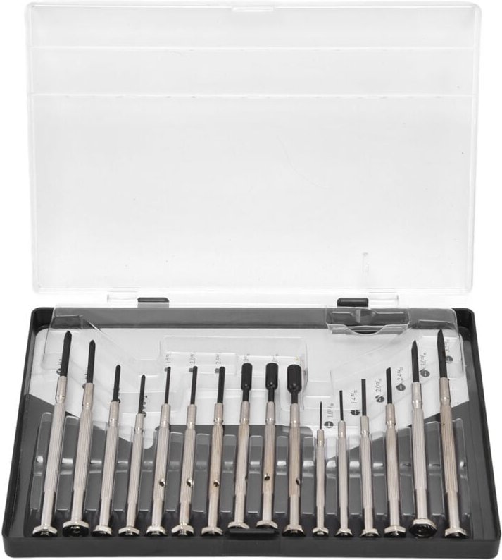 Ej.life - Schraubendreher-Set, Mini-Präzisions-Schraubendreher-Set, Schlitz, Sechskant, Präzise, multifunktionale Comp...