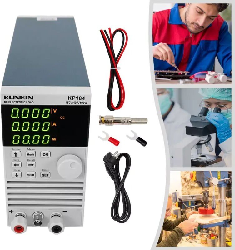 Gojoy - 400W KP184 dc Elektronische Last Batterie Kapazität Tester RS485/232 150V 40A