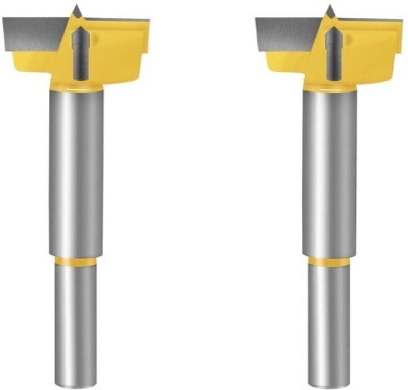 32 mm) Holzbearbeitungsschneider, professioneller Hartmetall-Lochsägenbohrer zum Herstellen sauberer Löcher mit flachem ...