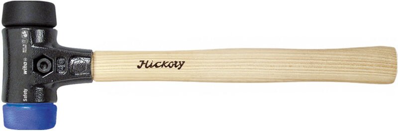 Schonhammer Safety weich/mittelweich mit Hickory-Holzstiel, Rund-Schlagkopf 40, 325 mm (26650) - Wiha