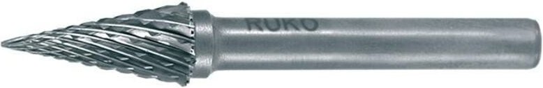 Thumbnail - Frässtift SKM Ø 3 mm Kopflänge 11 mm Schaft-Ø 3 mm Hartmetall Blank Verzahnung KVZ 4