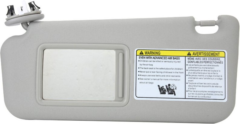 Zoternen - Sonnenblende für die linke Fahrerseite 74320-42501-B2 Passend für RAV4 2006-2009 Grau