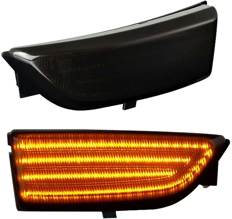 Thumbnail - Woosien - Auto Dynamische Led Blinker Rückspiegel Lichter Blinker Für Everest 2015-2019 T6 Wildtrak Rauch
