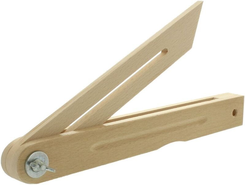 Buchenholzschmiege 30 cm - mit Langloch in der Zunge