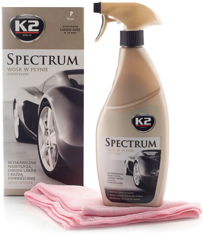 Synthetisches Wachs Flüssigwachs K2 SPECTRUM Quick Detailer Glänzt Schützt
