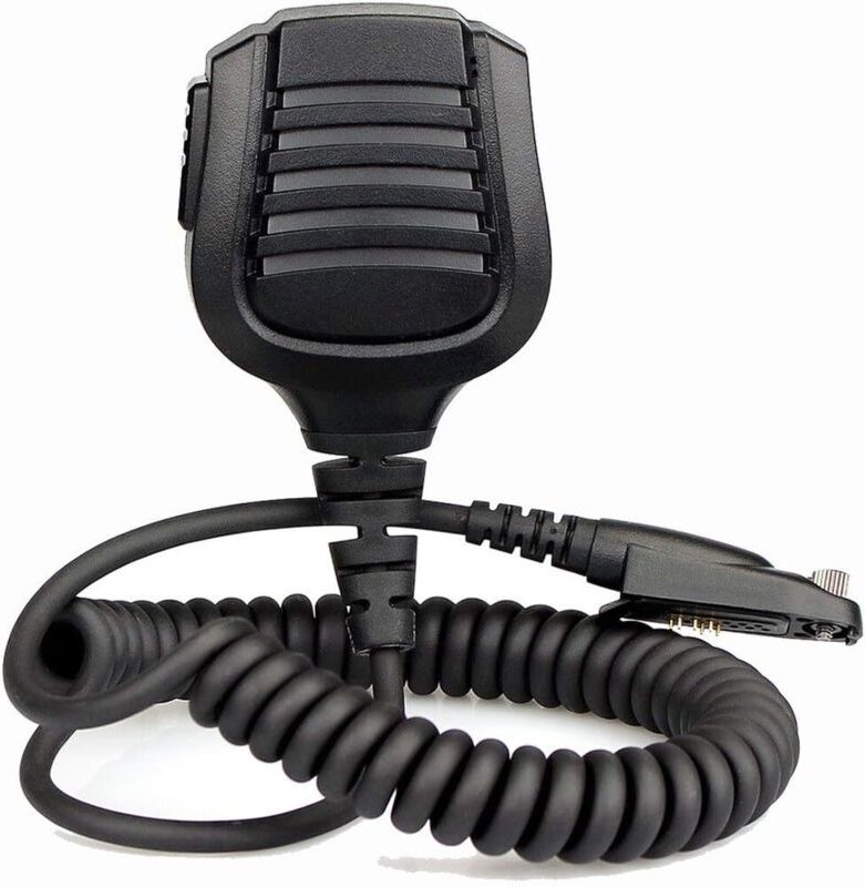 Walkie-Talkie-Mikrofon-Lautsprecher, IP54, wasserdicht, kompatibel mit Walkie-Talkie Retevis RT648 RT82 RT29 RT87, kompa...