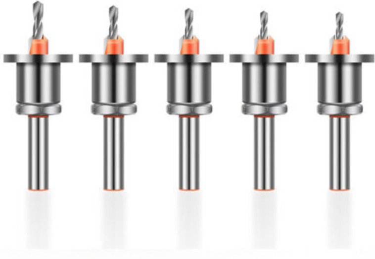 Forstnerbohrer-Set, Tiefenanschlag verstellbar aus legiertem Stahl, ausgezeichnete Schnittleistung, verhindert Verstopfu...