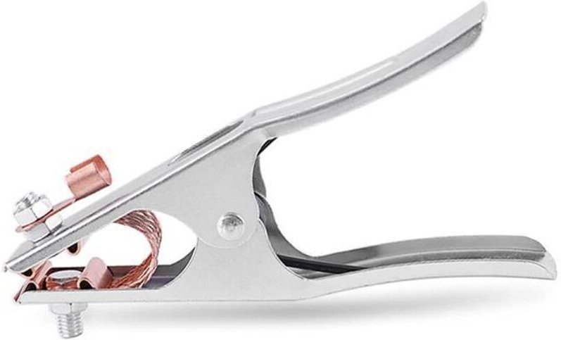 Erdungsklemme, Schweißerdungsklemme, einteilige Schweißerdungsklemme, aus Eisen und Messing, robust und langlebig, profe...