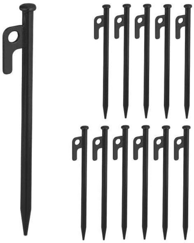 Felsnadeln schwarz 12er set 8