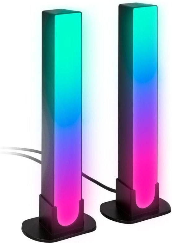 Thumbnail - WiFi+Bluetooth rgb ic cct led Tischleuchte,2er-Set