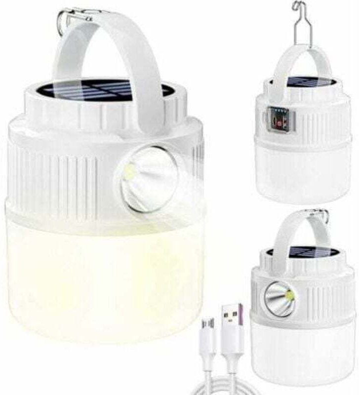 LED-Solar-Campinglampe, usb wiederaufladbar, tragbare Lichtquelle, 4 Modi, wasserdicht, Dual-LED, neue multifunktionale ...