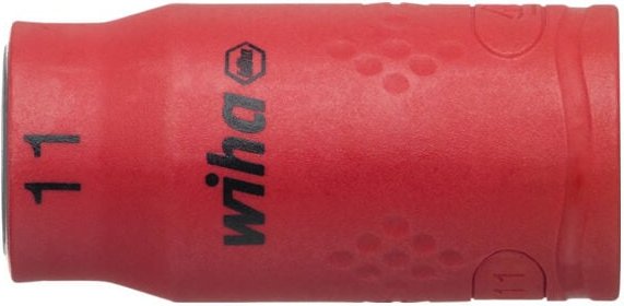 Steckschlüsseleinsatz isoliert 3/8' Außensechskant 11,0 mm (43067) - Wiha