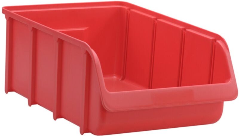 675100 Sichtlagerkasten 5 (b x h x t) 312 x 184 x 489 mm Rot 1 St. - Hünersdorff