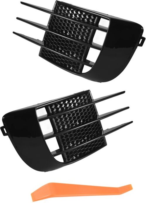 2Pcs Auto Front Stoßstange Nebel Licht Kühlergrill Abdeckung Trim für Golf 6 MK6 GTD 2008-2013