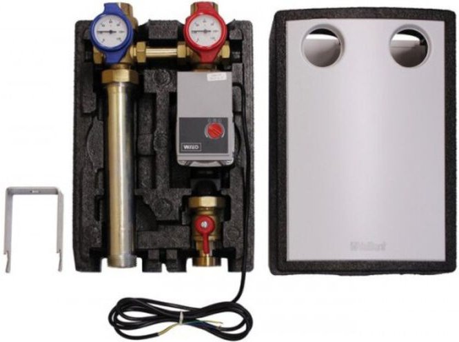 Vaillant - Rohrgruppe o. Mischer Vor-/Rücklauf Rp1 HE-Pumpe a geg