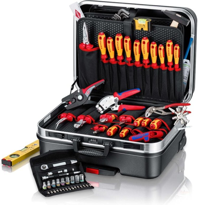 Knipex - Werkzeugkoffer big Basic Move ElektroPlus 68-tlg.