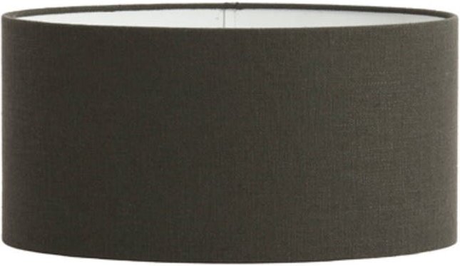 Light & Living - lampenschirm - Livigno - grau - textil - E27 -