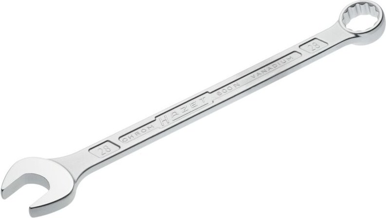 Ring-Maulschlüssel, Außen-Doppel-Sechskant-Tractionsprofil, 28 mm - Hazet