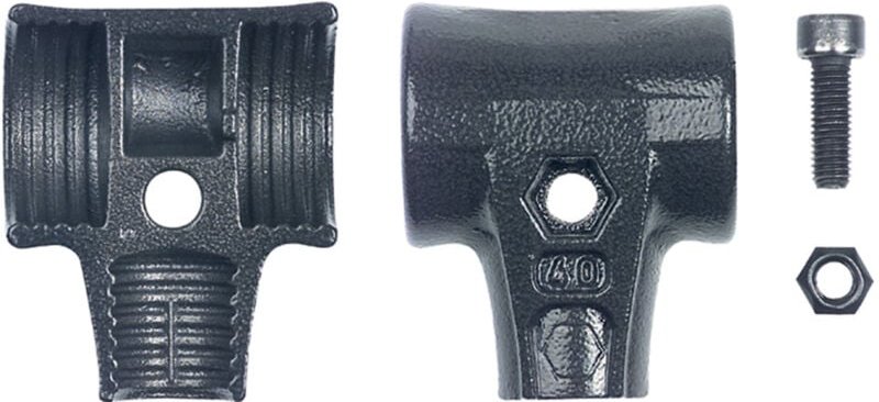 Hammerschalen Set mit Schraube und Sicherungsmutter für Safety Schonhammer 50 (26670) - Wiha