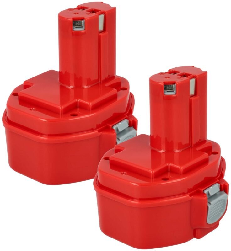 Vhbw - 2x Akku kompatibel mit Makita 6339DWFE, 6339DWDE, 6932FDWDE, 6932FD, 6934FD, 6933FD, 6337DWFE Werkzeug (3000 mAh,...