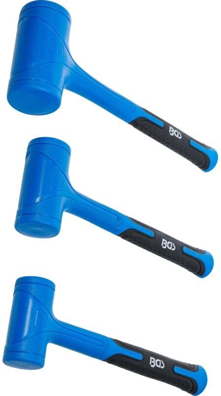 Bgs Technic - Schonhammer-Satz rückschlagfrei ø 47 / 55 / 65 mm 450 / 765 / 1275 g 3-tlg.