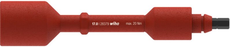 Wiha Wechselklinge electric Sechskant-Steckschlüssel für Drehmoment-Schraubendreher mit Quergriff electric 17,0 mm (3893...