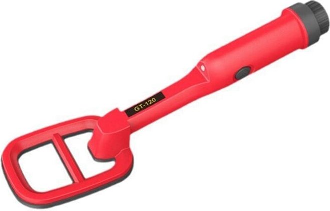Tlily - GT120 Handheld Tauchen Metall Detektor Pinpointer Pointer Sonde Wasserdicht Pinpointing 4,2 Zoll Suche Spule Rot