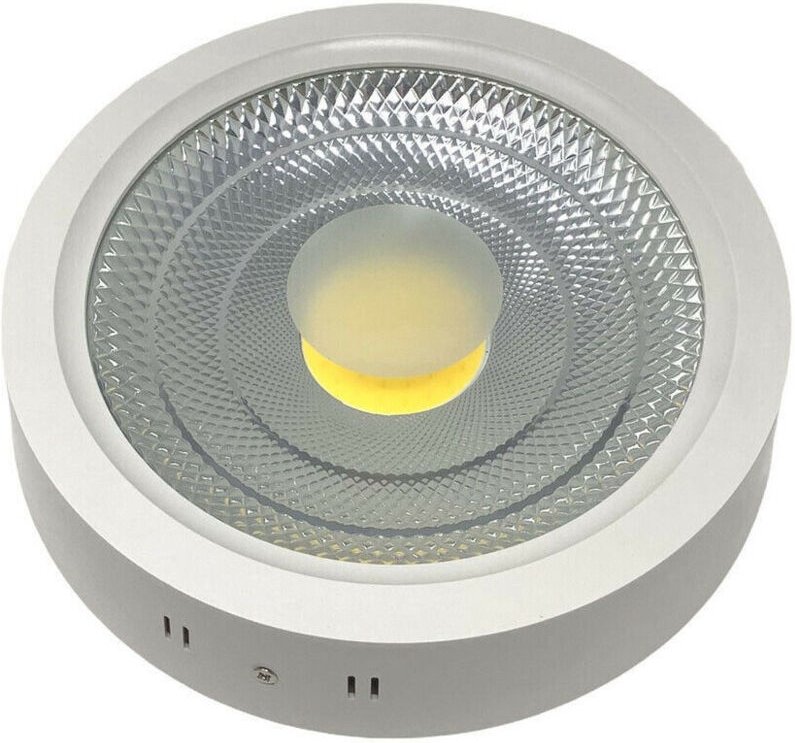 Trade Shop - PLAFONIERA LED COB 25 WATT LIGHT CALDA NATURAL -