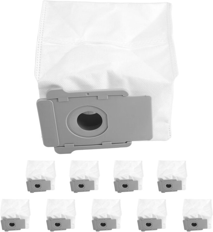 10 Stück Staubsaugerbeutel kompatibel mit J7 J7+,I7, I7+, I3+,I6+,S9(9150), S9+(9550) Automatische Schmutzentsorgung