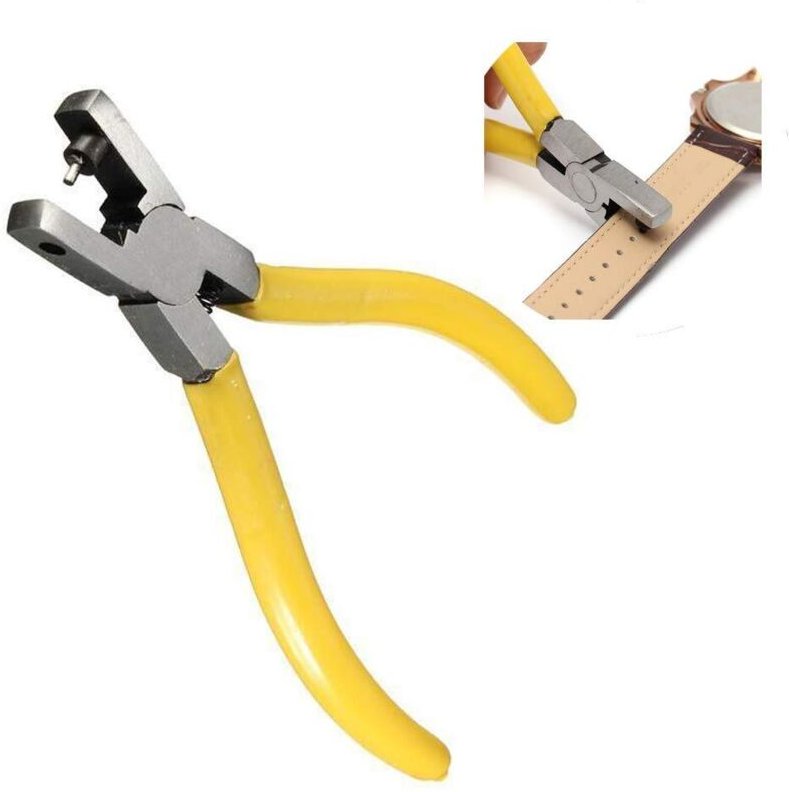 Lederlocher – Einfaches Lochen – 2 mm runde Löcher für Gürtel, Sattel, Uhrenarmbänder, Schuhe, Kleidung usw.