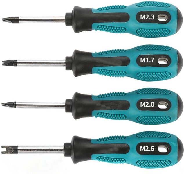 4 teile/satz Schraubendreher-bits Set U Gabel Magnetische Schlitzschraube Treiber CR-V Multi Funktion Tool