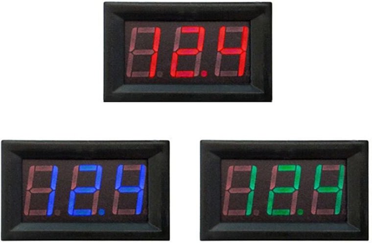 Industrielles Hochtemperatur-Thermoelementthermometer Typ K M6 DC12V -30-800 ℃ Digitalmessgerät Tester Rot