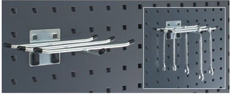 Thumbnail - Bott - 1 Stück Sechsfachhalter mit breiter Grundplatte - 170 x 150 x 6mm